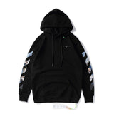 Off White Hoodie Sweater Couple Owt Autumn and Winter Arrow Hooded Pullover Sweatshirts Plus Size Casual Comfortable