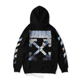 Off White Hoodie Sweater Couple Owt Autumn and Winter Arrow Hooded Pullover Sweatshirts Plus Size Casual Comfortable