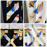 off white Sweatshirt Oil Painting Arrow Round Neck Sweater Male and Female Large Size Sweatshirts Owt Casual