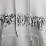 Off White Hoodie Colorful Gradient Arrow Cotton Hooded Sweater Ow Casual Fashionable Tops Owt