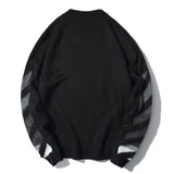 Off White Coat Sweater Warm Autumn Ow Printed Sweater for Men Loose Owt