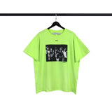 Off White T Shirt Ow ShortSleeved Tshirt Men's Large Size Casual Fashionable Owt