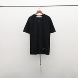 Off White T Shirt Summer Men's and Women's Large Size Men's Top Owt ShortSleeved Tshirt