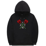 Black Rose Hoodie Payton Moormeier Merh Hooded Sweater for Men and Women
