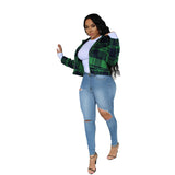 Women Plus Size Jeans Ripped Slim Pants