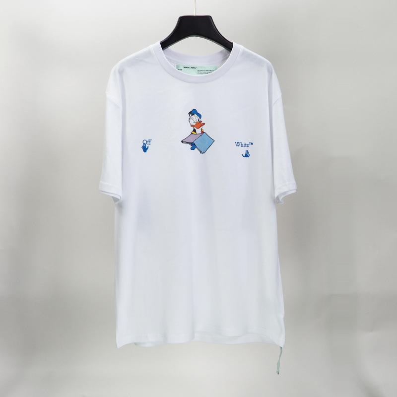 Off White T Shirt Spring Summer Printed ShortSleeved Tshirt for Men Women Owt