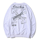 off white Sweatshirt Autumn Printed Men and Women Sweatshirt OwtCrew Neck Pullover