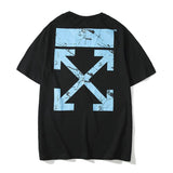 Off White T Shirt Printed Summer Owt Short Sleeved Tshirt Men's Clothing Owt
