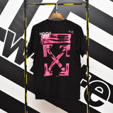 Off White T Shirt Printed Short Sleeve Tshirt Outer Plus Size  Men's Clothing Owt Casual