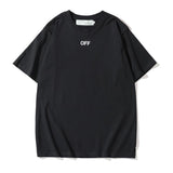 Off White T Shirt Summer Arrow Print Unisex Casual ShortSleeved Tshirt Owt