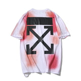 Off White T Shirt Ow Men's and Women's Arrow ShortSleeved Tshirt Casual plus Size Owt