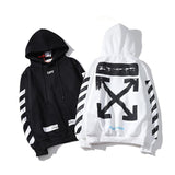 Off White Pullover Sweater Men's and Women's Autumn Winter Street Fashion Hoodie Owt