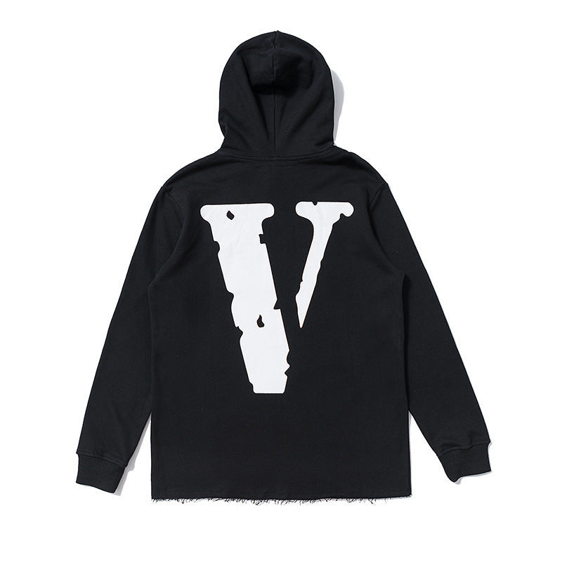 ATL Vlone Hoodie Autumn and Winter Love Heart Couple Hooded Coat