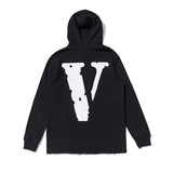 ATL Vlone Hoodie Autumn and Winter Love Heart Couple Hooded Coat