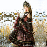 Gothic Lolita Harajuku Style Clothing Lolita Dress JSK Palace Style Elegant CLA Tea Party Skirt