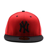 La 59fifty Hats Flat-Brimmed Cap Baseball Cap Men Women Solid Color Hip Hop Hat