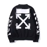 off white sweatshirts Spring Summer Unisex FleeceLined Casual Cardigan Casual Plus Size Owt