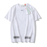 Off White T Shirt Off Ow Head Print Cotton ShortSleeved Casual Women's Tshirt Owt