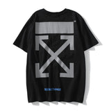 Off White T Shirt Off Ow Head Print Cotton ShortSleeved Casual Women's Tshirt Owt