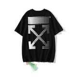 Off White T Shirt Summer Arrow Cotton Large Size Casual Short Sleeve Tshirt Owt
