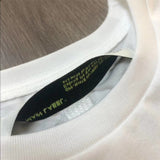 Off White T Shirt Arrow Print Casual Fashionable for Unisex  Women Owt