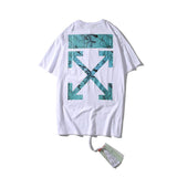 Off White T Shirt Summer Men's and Women's Large Size Men's Top Owt ShortSleeved Tshirt