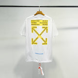 Off White T Shirt Arrow Unisex  ShortSleeved Tshirt Plus Size Casual Top Owt
