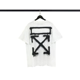 Off White T Shirt Ow ShortSleeved Tshirt Men's Large Size Casual Fashionable Owt