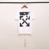 Off White T Shirt Arrow Angel Short Sleeve Tshirt Men's Plus Size Owt