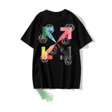 Off White T Shirt Ow round Neck Short Sleeve Unisex  Tshirt Casual Fashionable Owt