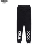 Off White Winter Pants Autumn and Winter Off Palm 3D Direct Injection Printed Casual Trousers