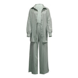 Women Blazar Pants Suit Autumn Shirt Leisure
