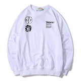 off white Sweatshirt Autumn Printed Men and Women Sweatshirt OwtCrew Neck Pullover