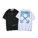 Off White T Shirt Printed Summer Owt Short Sleeved Tshirt Men's Clothing Owt