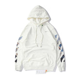 Off White Hoodie Sweater Couple Owt Autumn and Winter Arrow Hooded Pullover Sweatshirts Plus Size Casual Comfortable