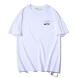Off White T Shirt Ow Arrow Short Sleeve Tshirt Plus Size  Men's Clothing Owt Casual