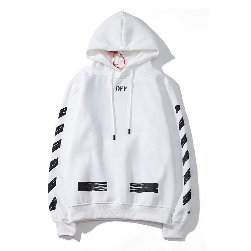 Off White Pullover Sweater Men's and Women's Autumn Winter Street Fashion Hoodie Owt