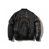 BAPE Varsity Jacket Winter Clothing Thickened Cotton Clothing Sports Embroidery Jacket
