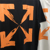 Off White T Shirt Arrow Print Casual Fashionable for Unisex  Women Owt