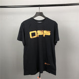 Off White T Shirt Arrow Print Casual Fashionable for Unisex  Women Owt