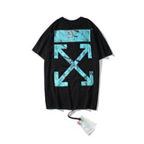 Off White T Shirt Summer Men's and Women's Large Size Men's Top Owt ShortSleeved Tshirt