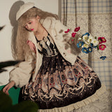 Gothic Lolita Harajuku Style Clothing Japanese Sweet Lolita Dress JSK Vintage Court Style Lolita Cute