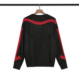Off White Sweater Ow Arrow Round Neck Knitted Sweater Large Size Retro Sports Men's Clothing Owt