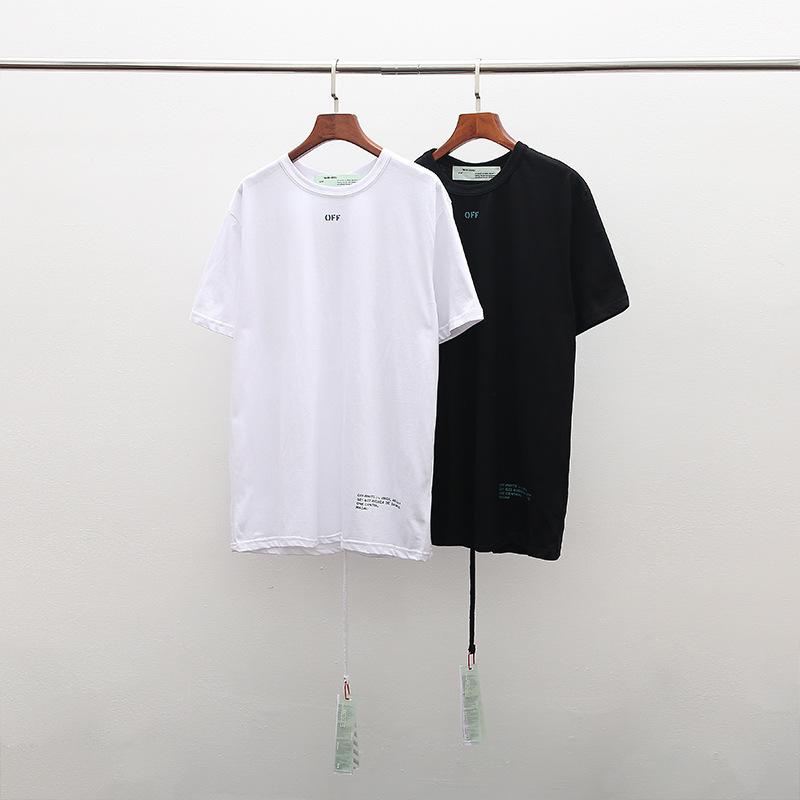 Off White T Shirt Summer Men's and Women's Large Size Men's Top Owt ShortSleeved Tshirt