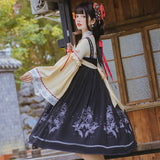 Gothic Lolita Harajuku Style Clothing Chinese Style Lolita Dress JSK High Waist Han Elements Lolita