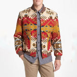 John Dutton Jacket Vintage Woolen Men's Jacket Casual Loose Men's Printed Jacket