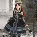 Gothic Lolita Harajuku Style Clothing Lolita JSK Skirt SP Palace Style Elegant CLA Lolita Small Skirt