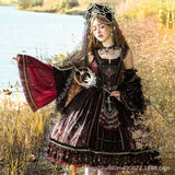 Gothic Lolita Harajuku Style Clothing Lolita Dress JSK Palace Style Elegant CLA Tea Party Skirt