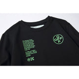 Off White Sweatshirts Long Sleeve round Neck Sweater Graffiti Sketch Letter Arrow Pure Cotton round-Neck Pullover