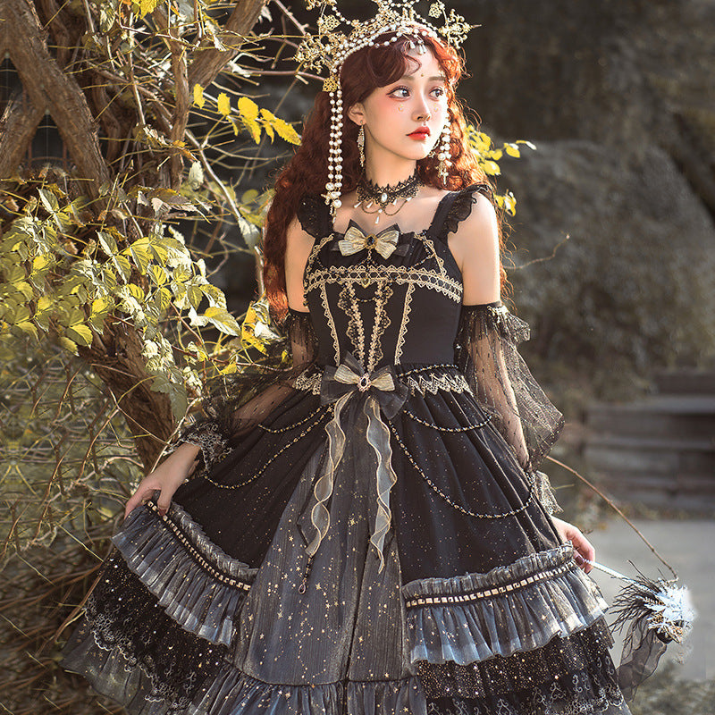 Gothic Lolita Harajuku Style Clothing Lolita JSK Skirt SP Palace Style Elegant CLA Lolita Small Skirt